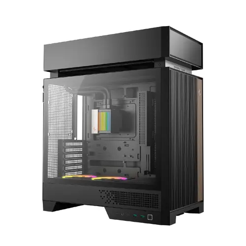 DeepCool кутия Case ATX - CL6600 - Modular Split-Chamber, 360 mm AIO Pre-Installed, 2 ARGB fans - image 1