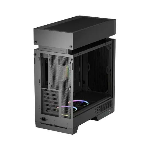 DeepCool кутия Case ATX - CL6600 - Modular Split-Chamber, 360 mm AIO Pre-Installed, 2 ARGB fans - image 5