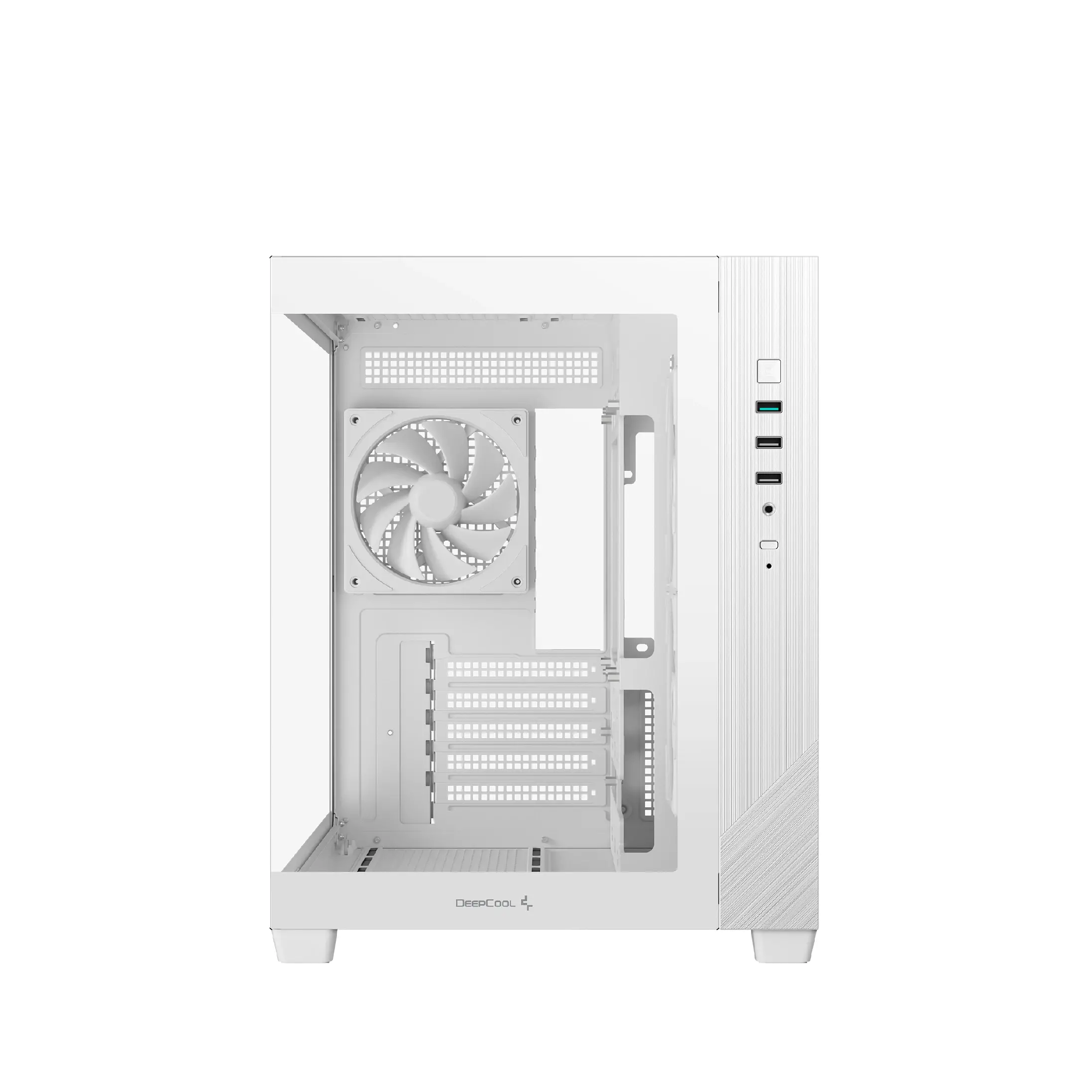 DeepCool кутия Case mATX - CG330 3F WH - 3 ARGB Fans - image 2