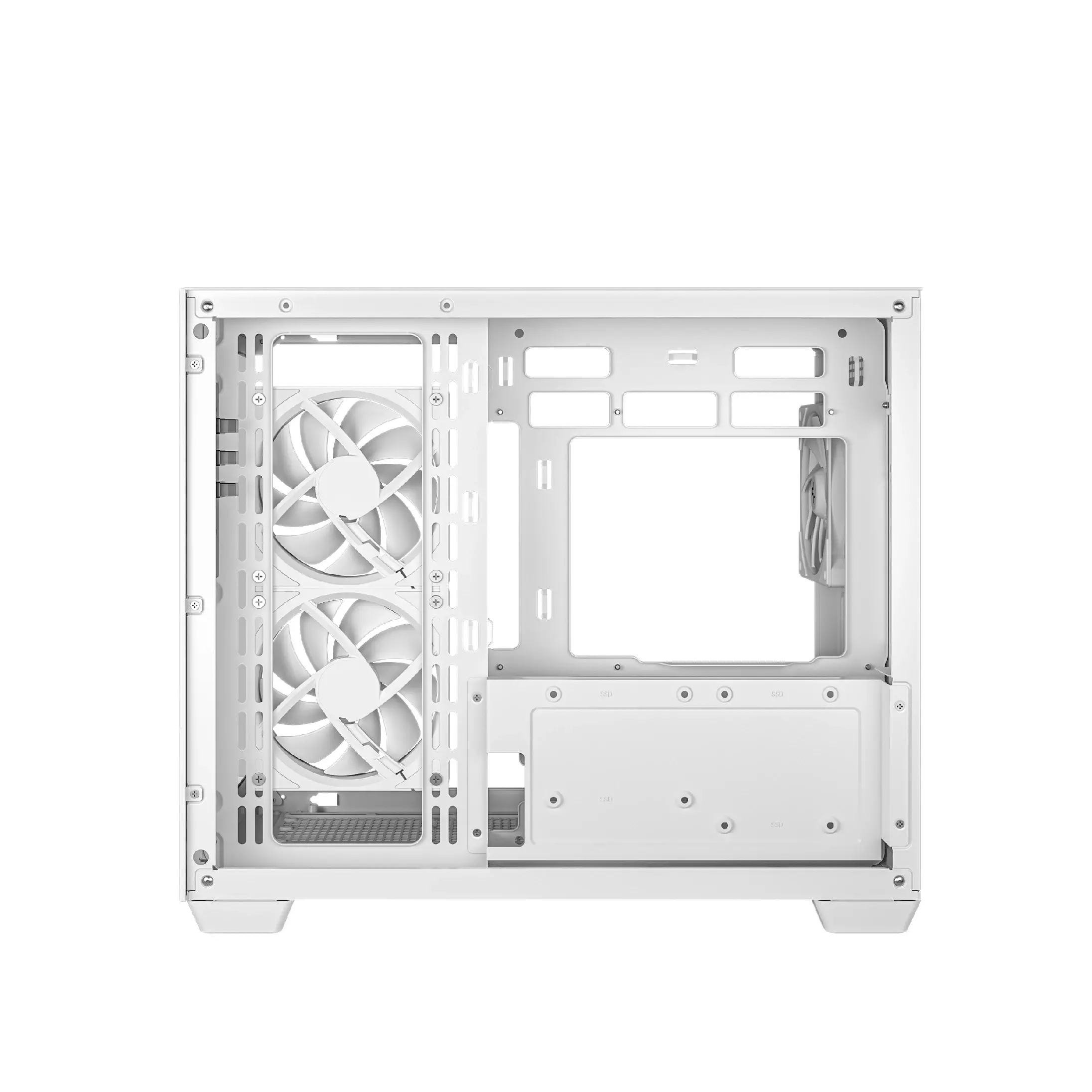 DeepCool кутия Case mATX - CG330 3F WH - 3 ARGB Fans - image 4