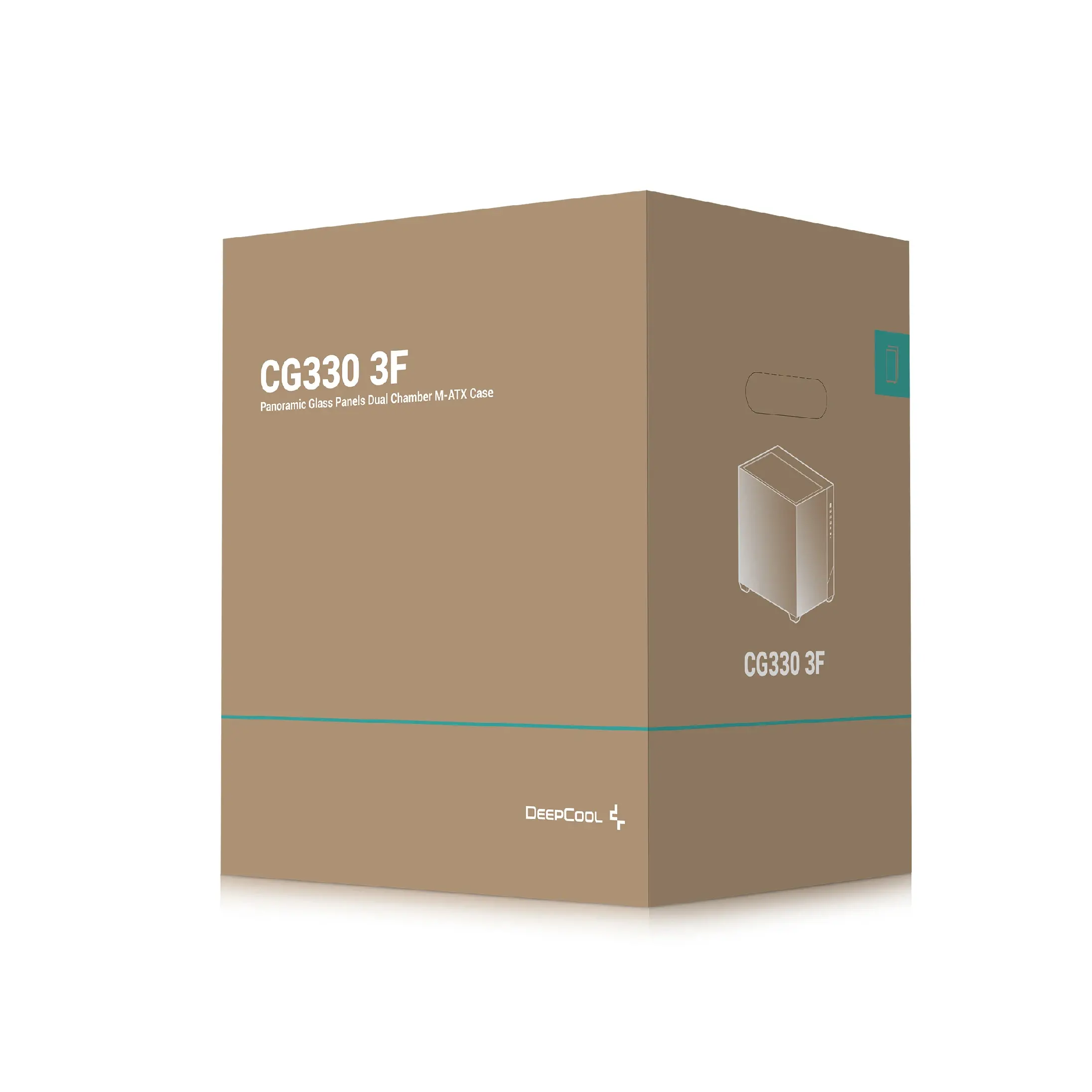 DeepCool кутия Case mATX - CG330 3F - 3 ARGB Fans - image 10