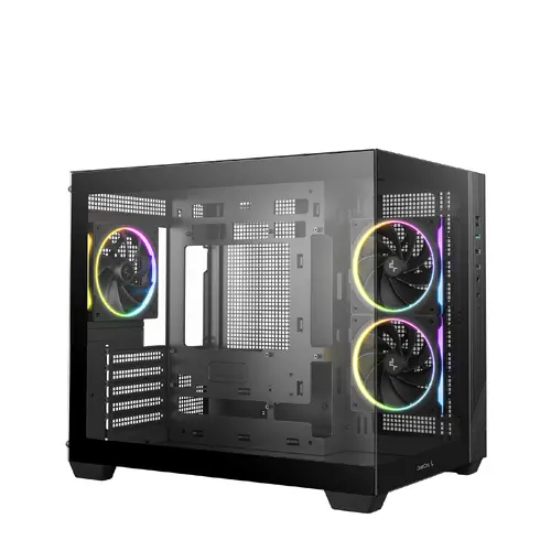 DeepCool кутия Case mATX - CG330 3F - 3 ARGB Fans - image 1