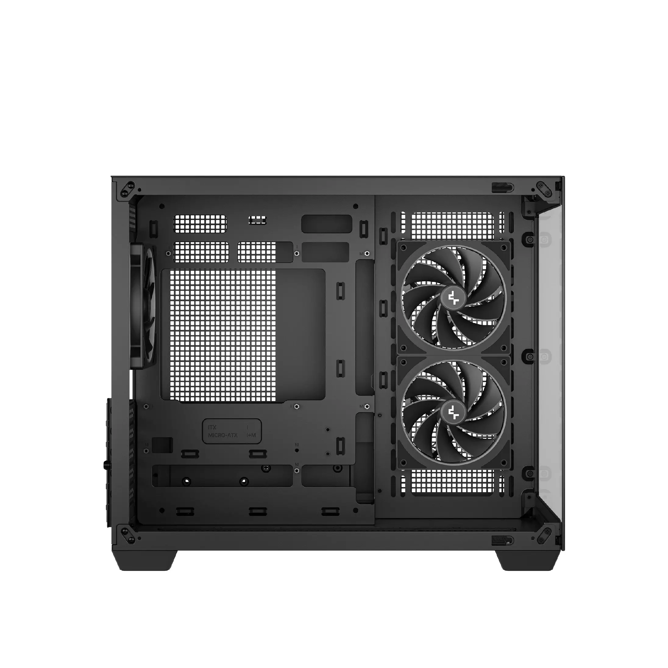 DeepCool кутия Case mATX - CG330 3F - 3 ARGB Fans - image 3