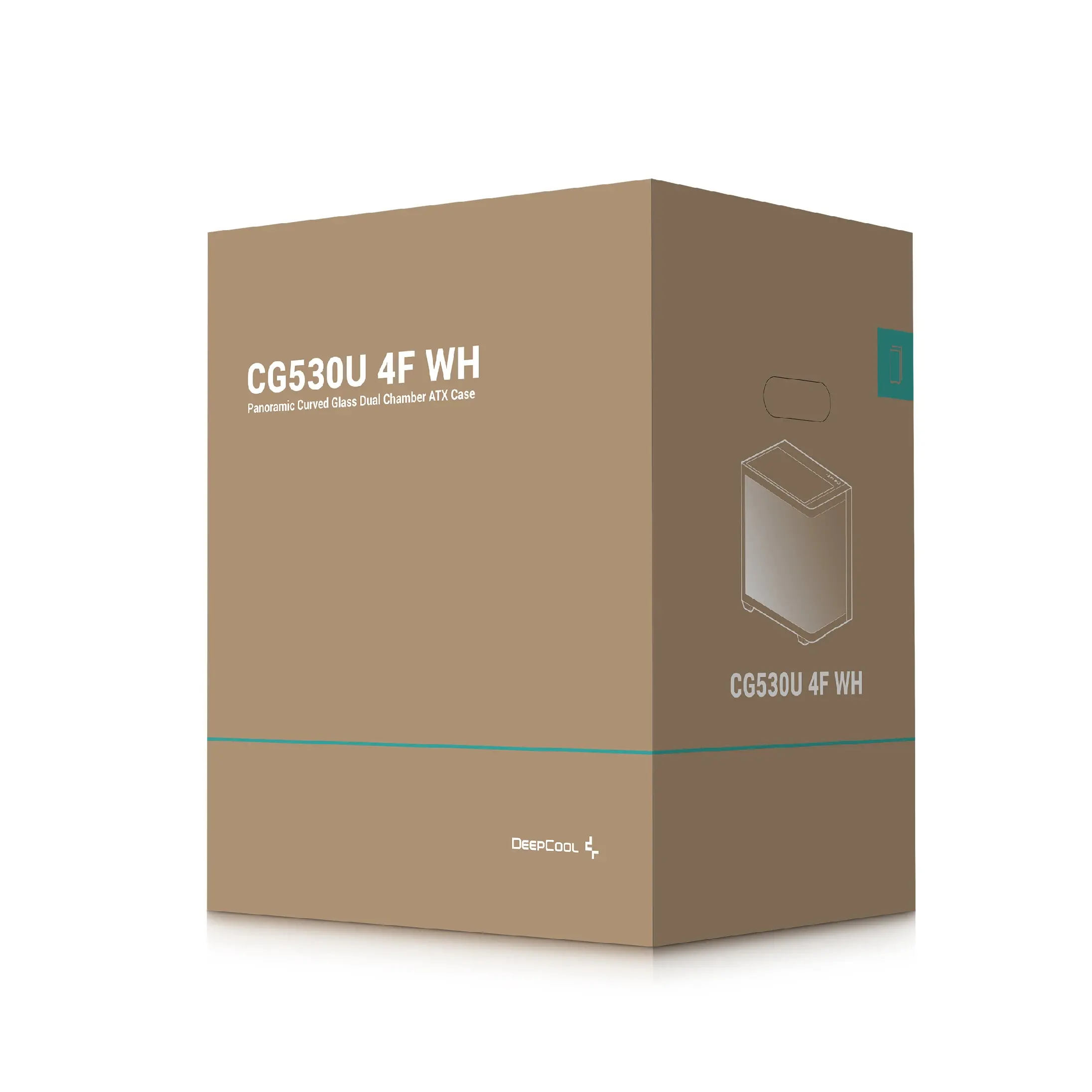 DeepCool кутия Case ATX - CG530U 4F WH - 4 ARGB Fans - image 8