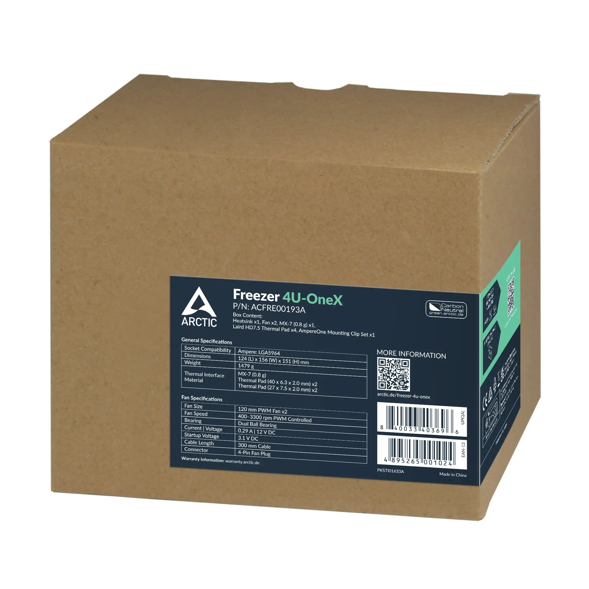 Arctic Сървърен охладител CPU Cooler - Freezer 4U-OneX - image 6