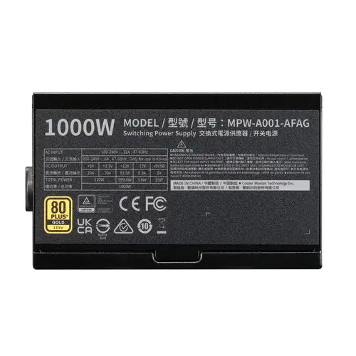 Захранващ блок Cooler Master Elite Gold 1000W ATX 3.1 - image 3