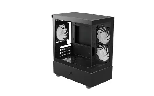 Carcasă Spire U20M, Mini / Micro-ATX tower, neagră - 2