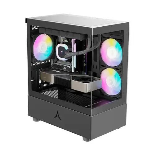 Carcasă Spire U20M, Mini / Micro-ATX tower, neagră - 1