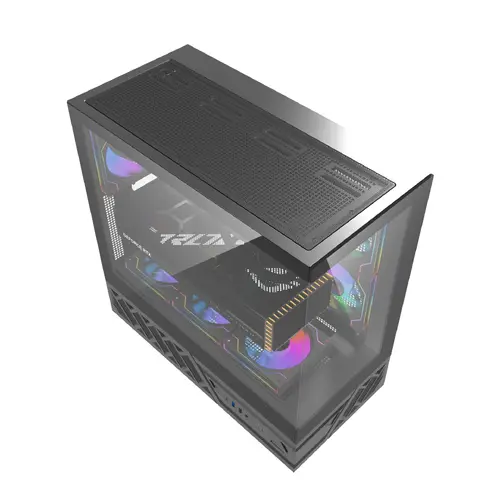 Darkflash Θήκη ATX - DS950 Black - 6 x 120 mm Infinity Mirror A-RGB - 7