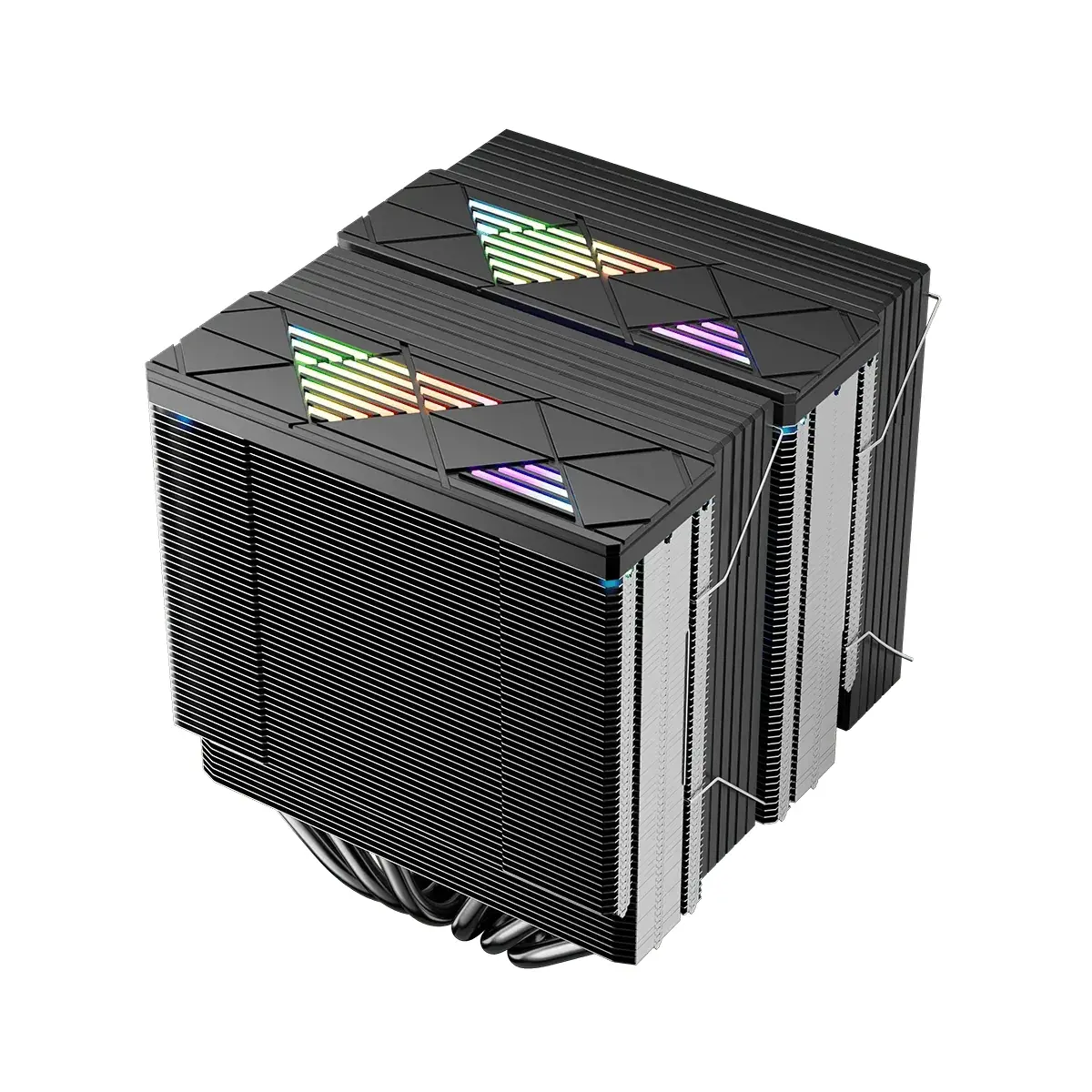 1stPlayer Ψύκτρα CPU Cooler CRYO CY12LD Black - LGA1851/AM5, Dual-Tower, ARGB - image 6