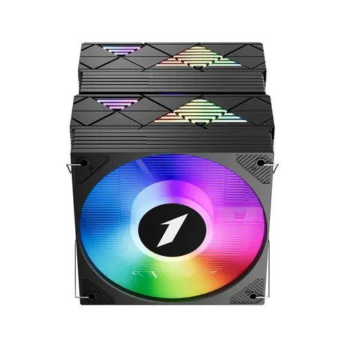 1stPlayer Cooler CPU CRYO CY12LD Black - LGA1851/AM5, Dual-Tower, ARGB - 8