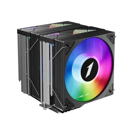 1stPlayer Cooler CPU CRYO CY12LD Black - LGA1851/AM5, Dual-Tower, ARGB - 1