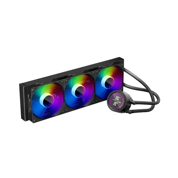 1stPlayer răcire cu apă Water Cooling 360mm - Thunderstorm TS4 360 Black - Digital Display, aRGB
