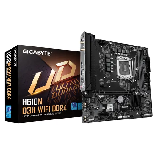 Дънна платка GIGABYTE H610M D3H WIFI DDR4, socket 1700, Micro ATX - image 3
