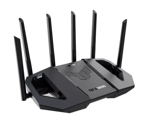 Рутер, Asus Gaming Wireless Router,TUF Gaming BE9400 Tri Band WiFi 7 (802.11be) Extendable Gaming Router, Quad 2.5G ports, 3-step Port Forwarding, Smart Home Master, AiMesh support, and AiProtection for Network Security, Black - image 6