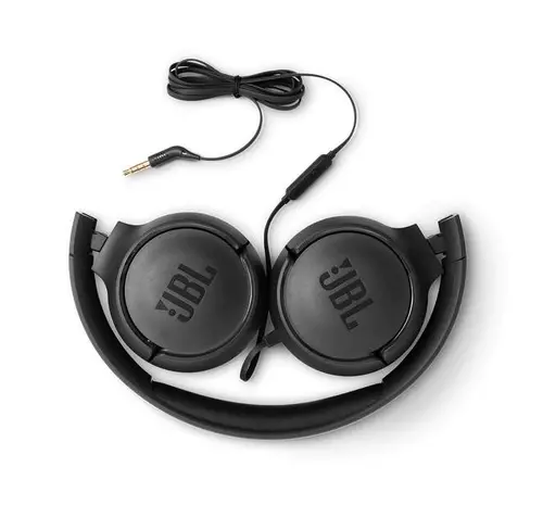 Слушалки on-ear JBL T500, Черен - image 3