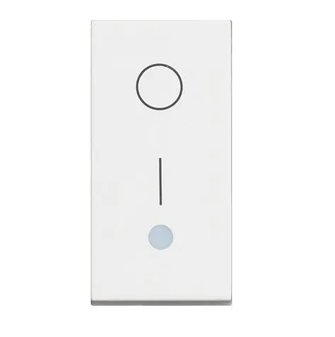 ЕДНОМОДУЛЕН ДВУПОЛУСЕН КЛЮЧ 16А С  LED ИНДИКАЦИЯ CLASSIA LEGRAND - БЯЛ