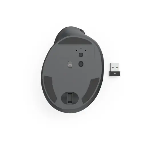 HAMA Mouse ergonomic wireless „EWM-500R“, optic, 7 butoane, negru - 8