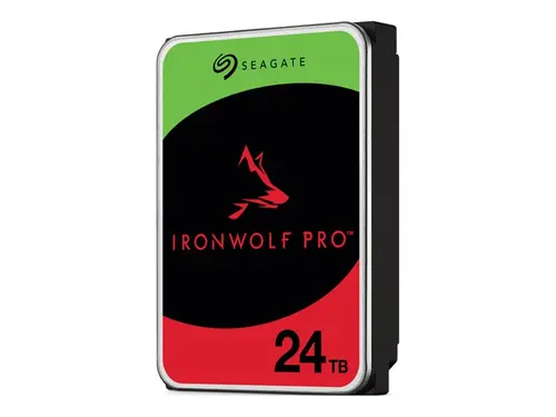 SEAGATE Ironwolf PRO Enterprise NAS HDD 24TB 7200rpm 6Gb/s SATA 256MB cache 8.9cm 3.5inch 24x7 for NAS RAID Rackmount systems BL - image 1