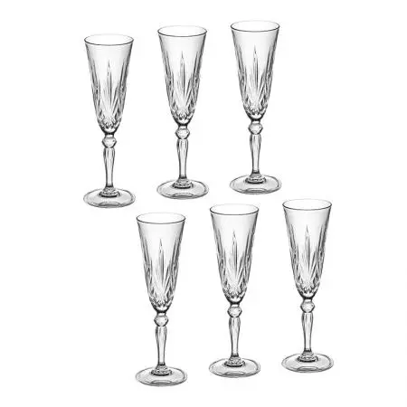 Чаши за шампанско 6 ч. MELODIA - image 1