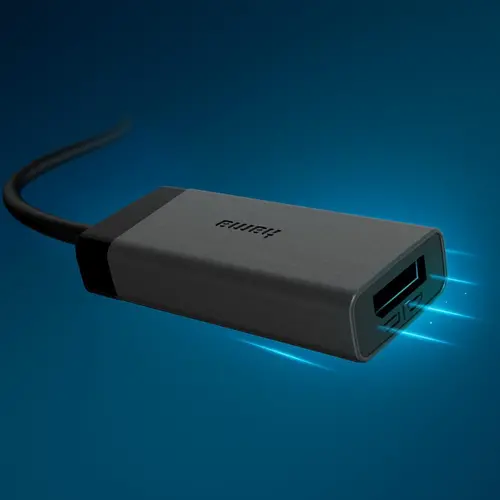 HAMA Προσαρμογέας βίντεο, USB-C - DisplayPort / HDMI™, Ultra-HD 4K@60hz - 6
