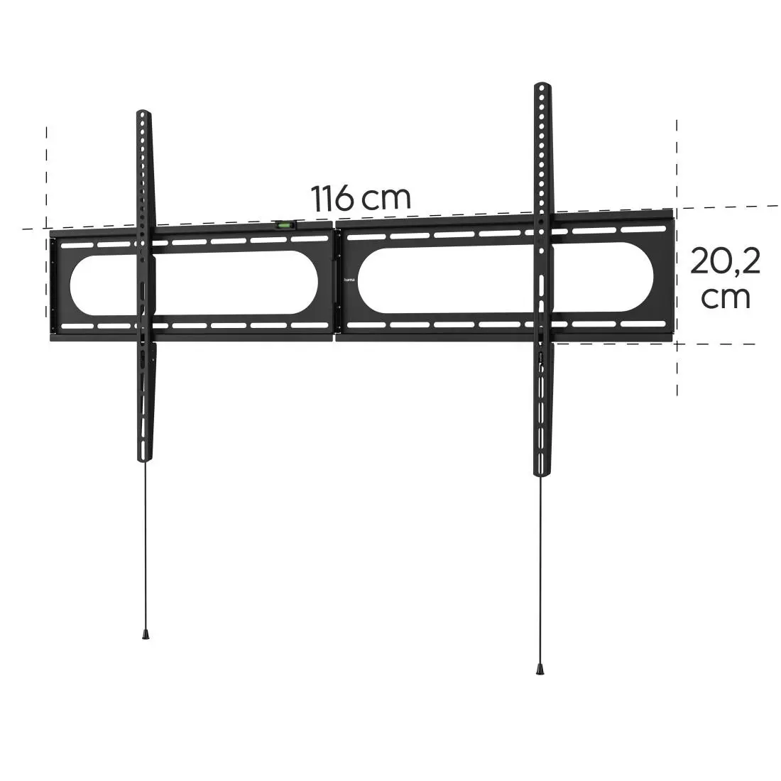 Стенна стойка за TV, 120" (305 см) до 100 кг, разстояние от стената 2,8 см - image 10