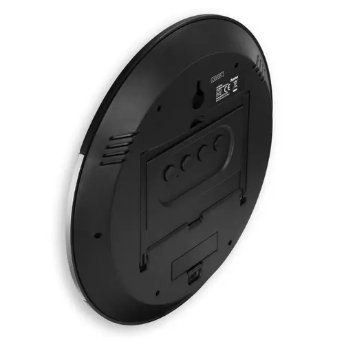 Стенен DCF радио часовник "Ischia", черен - image 2