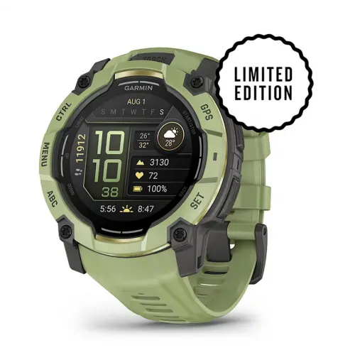 Garmin Instinct® 3 – 50 мм, AMOLED - Instinct® 3 – 50 мм, AMOLED - Fern Green с Fern Green каишка 010-03020-02