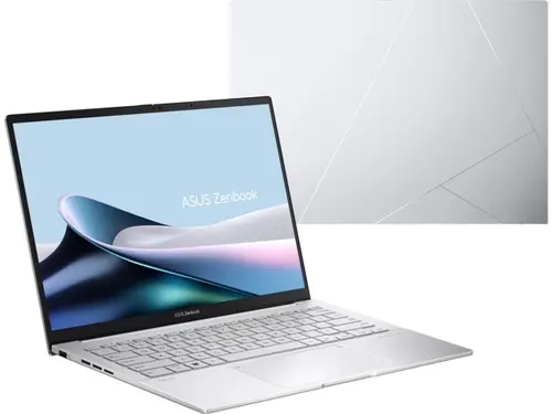 Лаптоп, Asus Zenbook UX3405CA-ST787X, Intel Ultra 9 285H 2.9 GHz (24MB Cache, up to 5.4 GHz, 16 cores, 16 Threads), 14.0 OLED WQXGA+(WQ+) 2880X1800 16:10 Bend+500nits Glare , 120 Hz, LPDDR5X 32GB ( on board ),1TB  SSD G4, Windows 11 Pro,Foggy Silver - image 4
