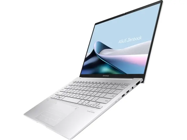 Лаптоп, Asus Zenbook UX3405CA-ST787X, Intel Ultra 9 285H 2.9 GHz (24MB Cache, up to 5.4 GHz, 16 cores, 16 Threads), 14.0 OLED WQXGA+(WQ+) 2880X1800 16:10 Bend+500nits Glare , 120 Hz, LPDDR5X 32GB ( on board ),1TB SSD G4, Windows 11 Pro,Foggy Silver - image 5