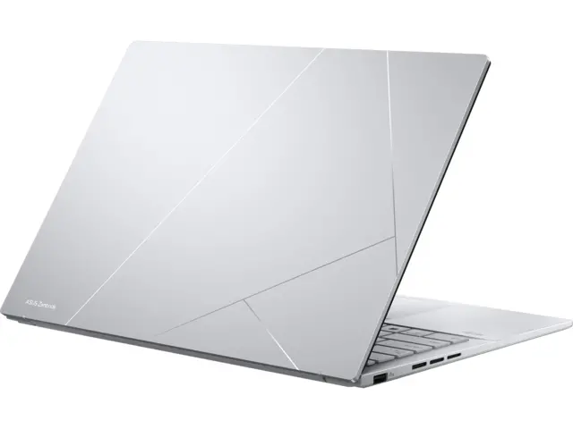 Лаптоп, Asus Zenbook UX3405CA-ST787X, Intel Ultra 9 285H 2.9 GHz (24MB Cache, up to 5.4 GHz, 16 cores, 16 Threads), 14.0 OLED WQXGA+(WQ+) 2880X1800 16:10 Bend+500nits Glare , 120 Hz, LPDDR5X 32GB ( on board ),1TB SSD G4, Windows 11 Pro,Foggy Silver - image 8