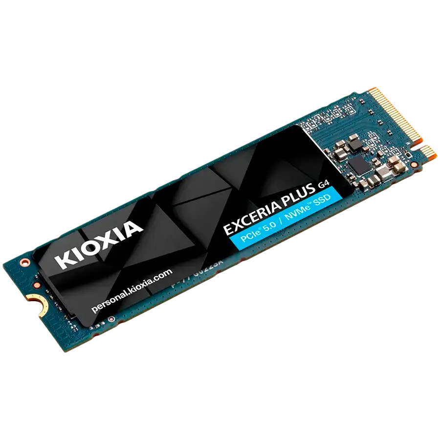 SSD KIOXIA EXCERIA PLUS G4 2TB M.2 2280-S3-M PCIe Gen5 x4 NVMe, Read/Write: 10000/8200 MBps, IOPS 1300K/1400K, TBW: 1200 - image 1