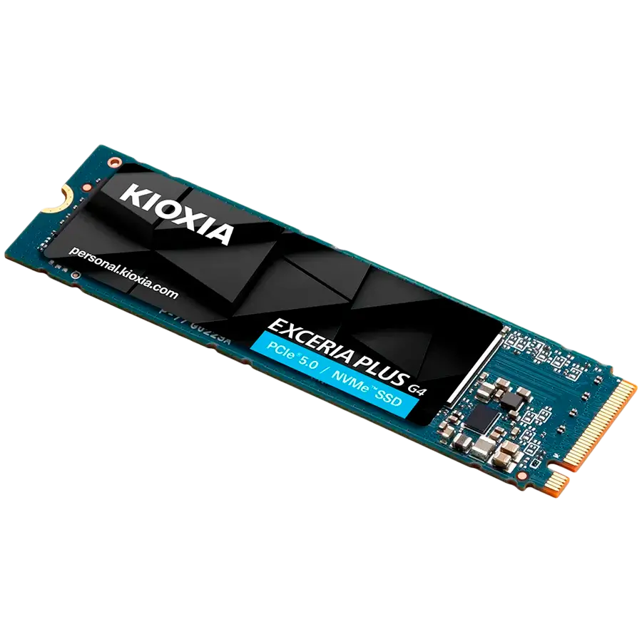SSD KIOXIA EXCERIA PLUS G4 1TB M.2 2280-S3-M PCIe Gen5 x4 NVMe, Read/Write: 10000/7900 MBps, IOPS 1300K/1400K, TBW: 600 - image 2