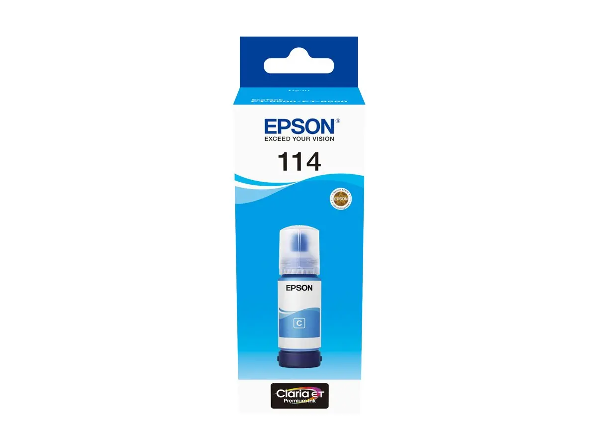 EPSON 114 EcoTank Cyan ink bottle - image 1