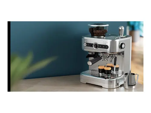 PHILIPS Barista Brew Полуавтоматична машина за еспресо контейнер за зърна кафе 280гр ръкохватка от неръждаема стомана Кана за мляко - image 2