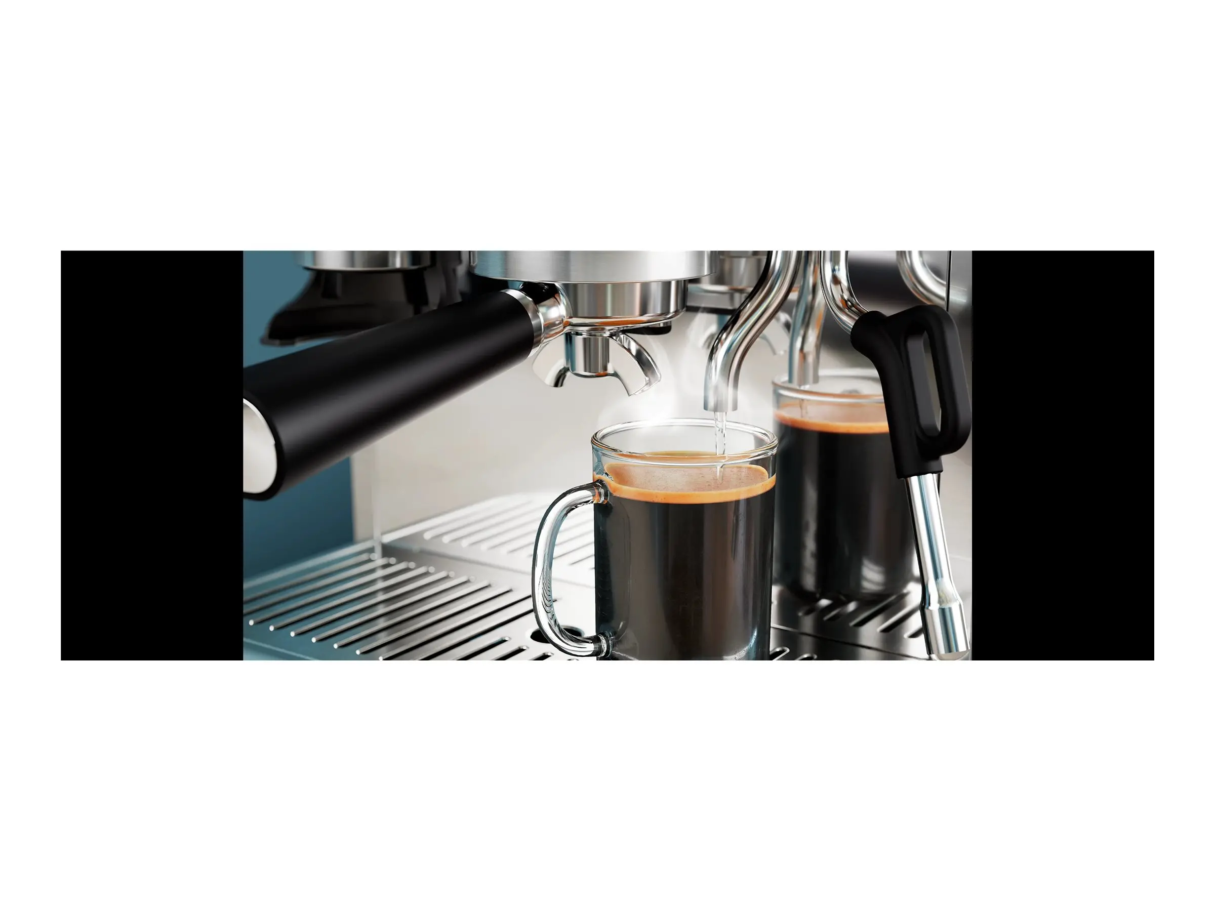 PHILIPS Barista Brew Espressor semiautomat recipient pentru boabe de cafea 280g mâner din oțel inoxidabil Cană pentru lapte - image 7