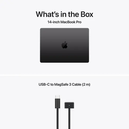 Лаптоп, Apple 14-inch MacBook Pro: Apple M5 chip with 10-core CPU and 10-core GPU, 16GB, 1TB SSD - Space Black - image 6