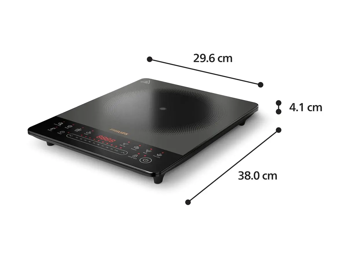 PHILIPS Индукционен котлон Series 5000 сензорен дисплей 8 предварителни настройки автоматично изключване и защита за деца - image 4
