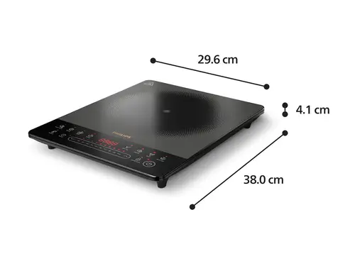 PHILIPS Индукционен котлон Series 5000 сензорен дисплей 8 предварителни настройки автоматично изключване и защита за деца - image 4