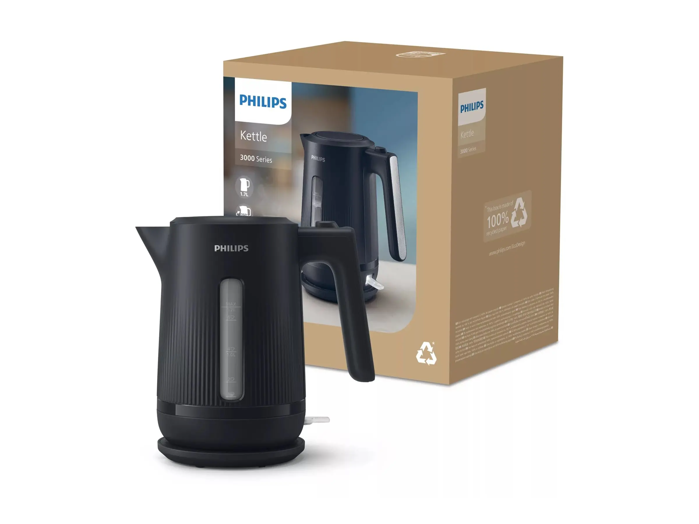 PHILIPS Fierbător electric Series 3000 HD9411/90 albastru
