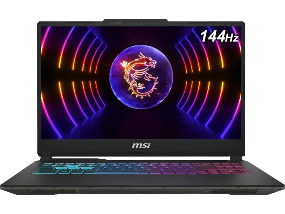 Лаптоп, MSI Cyborg 15 A13UCK, i7-13620H (10C/16T, up to 4.90GHz, 24 MB), GeForce RTX 3050 4GB GDDR6, 15.6" FHD (1920x1080), 144Hz, IPS-Level, 16GB DDR5 5200MHz, 512GB PCIe Gen4x4 SSD, WiFi 6E, BT 5.3, 4 Zone RGB Kbd, NO OS, 53.5Whr, 1.98kg - image 4