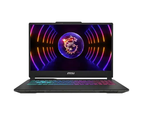 Лаптоп, MSI Cyborg 15 A13VEK, i7-13620H (10C/16T, up to 4.90GHz, 24 MB), GeForce RTX 4050 6GB GDDR6, 15.6" FHD (1920x1080), 144Hz, IPS-Level, 16GB DDR5 5200MHz, 512GB PCIe Gen4x4 SSD, WiFi 6E, BT 5.3, 4 Zone RGB Kbd, NO OS, 53.5Whr, 1.98kg