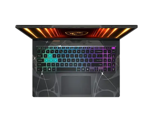 Лаптоп, MSI Cyborg 15 B13WEKG, i7-13620H (10C/16T, up to 4.90GHz, 24 MB), GeForce RTX 5050 8GB GDDR7 440 AI TOPS, 15.6" FHD (1920x1080), 144Hz, IPS-Level, 16GB DDR5 5200MHz, 512GB PCIe Gen4x4 SSD, WiFi 6E, BT 5.3, 4 Zone RGB Kbd, NO OS, 55.2Whr, 2.1kg - image 3