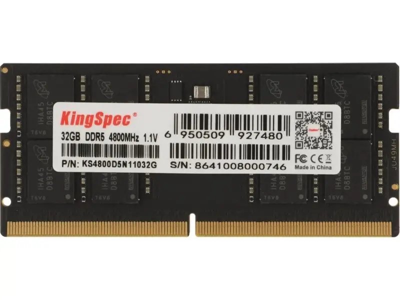 Памет, 32G DDR5 4800 KINGSPEC SODIMM