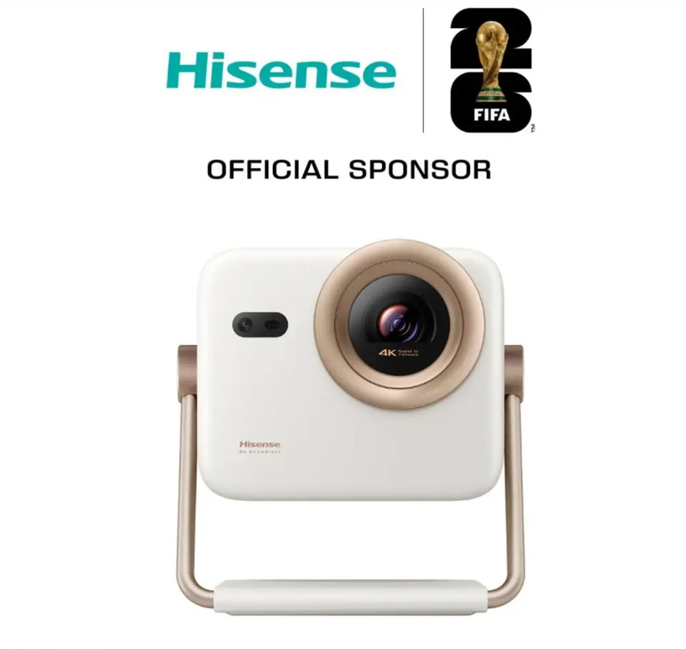 Proiector multimedia, Hisense projector M2SE-PRO Home Cinema, Ultra HD (3840x2160), HDMI 1x, 1300Lumens, 1000:1, 2 x10W, VidaaU7, 65"-200", Alb