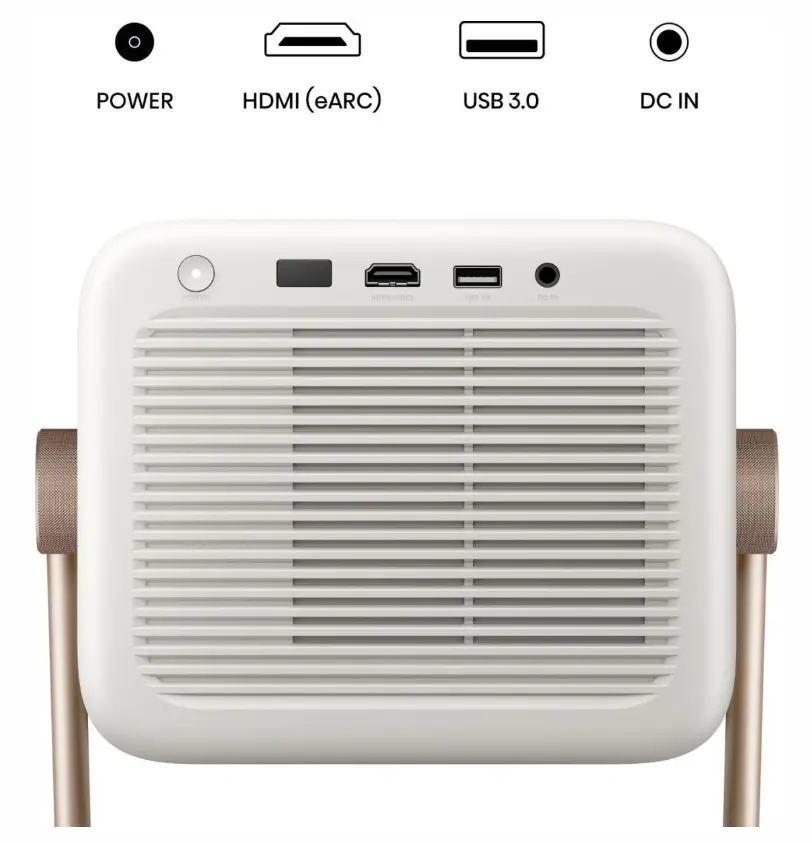 Proiector multimedia, Hisense projector M2SE-PRO Home Cinema, Ultra HD (3840x2160), HDMI 1x, 1300Lumens, 1000:1, 2 x10W, VidaaU7, 65"-200", Alb - image 3