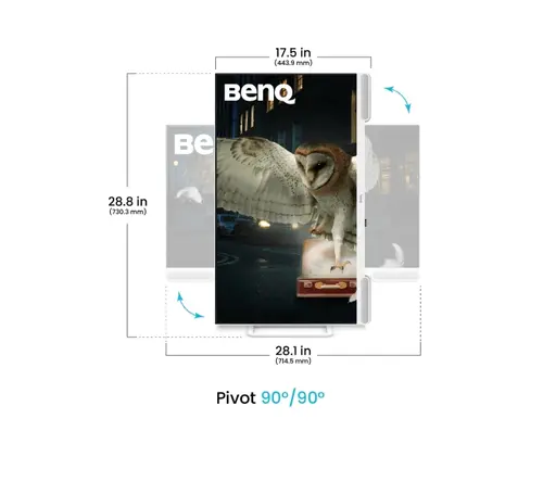 Монитор, BenQ EW3290U 32” 4K BenQ Home Entertainment Monitor, WORK &  ENTERTAINMENT DISPLAY EW3290U WHITE - image 5