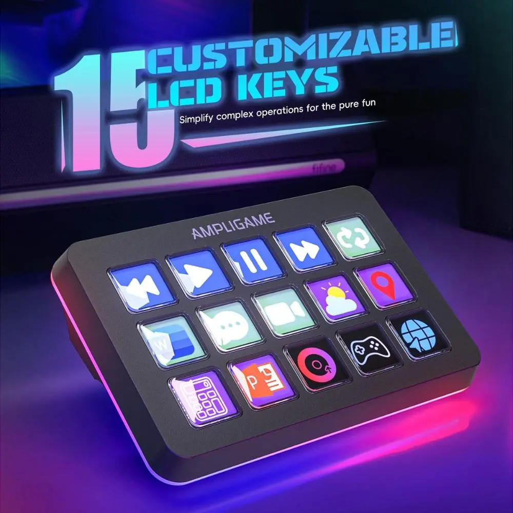 Controler Fifine D6 Stream 15 Customized Keys and Software - image 4