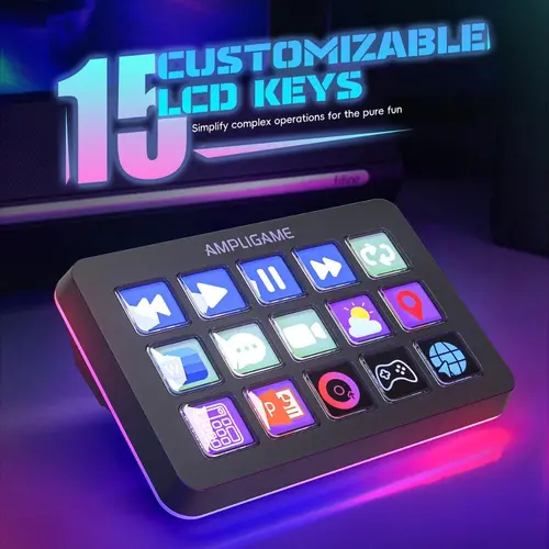 Контролер Fifine D6 Stream 15 Customized Keys and Software - image 4