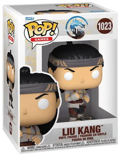 Figurină Funko Pop! Games: Mortal Kombat - Liu Kang (God of Fire) #1023 - 2